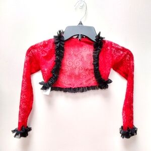 Beautiful preowned dance sleeve cover small child